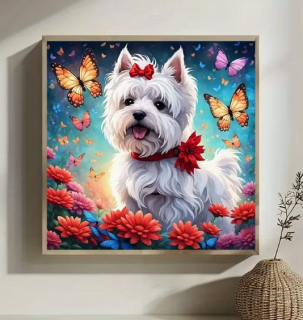 Preview: Diamond Painting West Highland Terrier